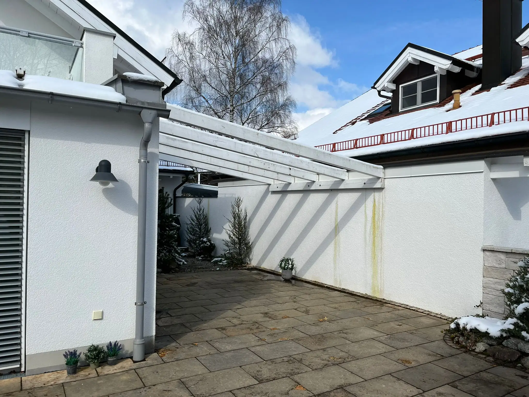 Pergola mit Lounge, Berg