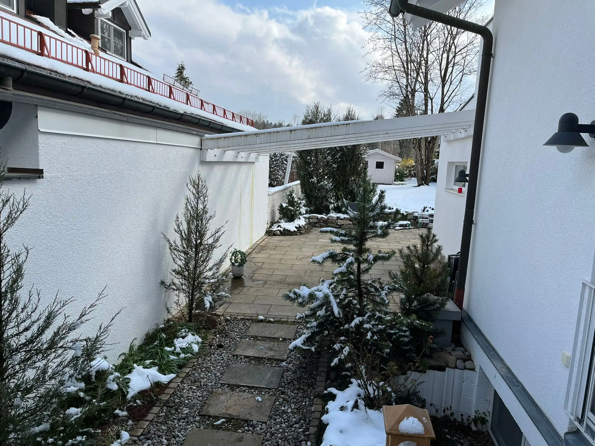 Pergola mit Lounge, Berg