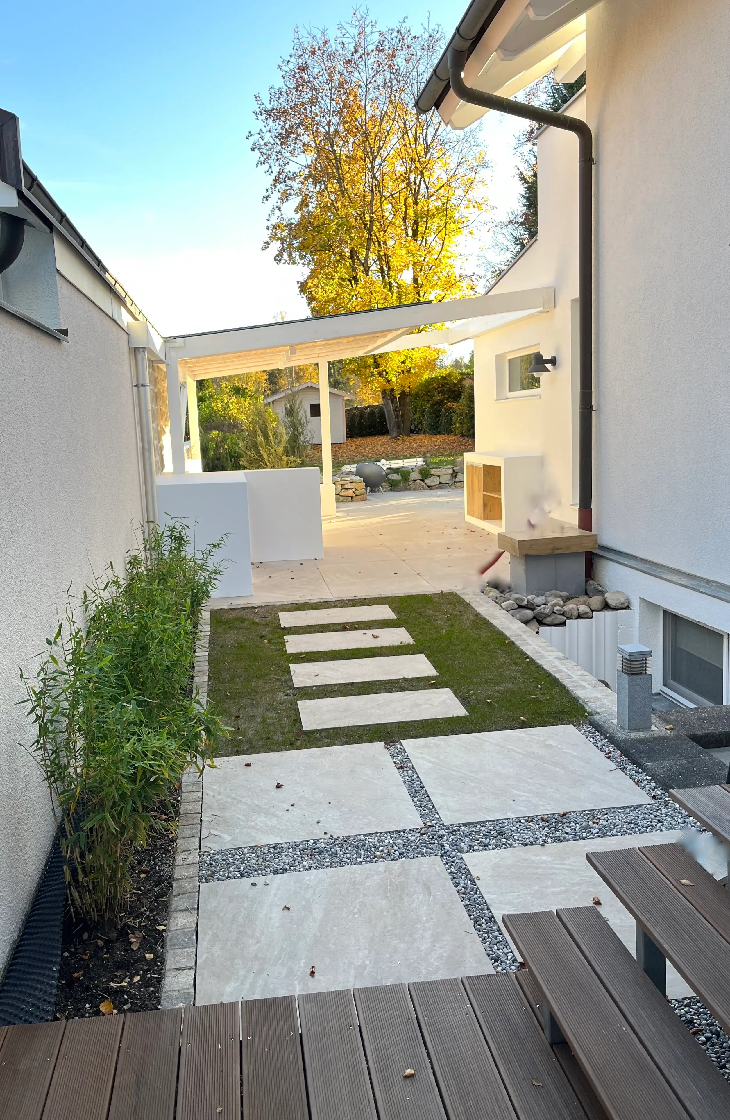 Pergola mit Lounge, Berg