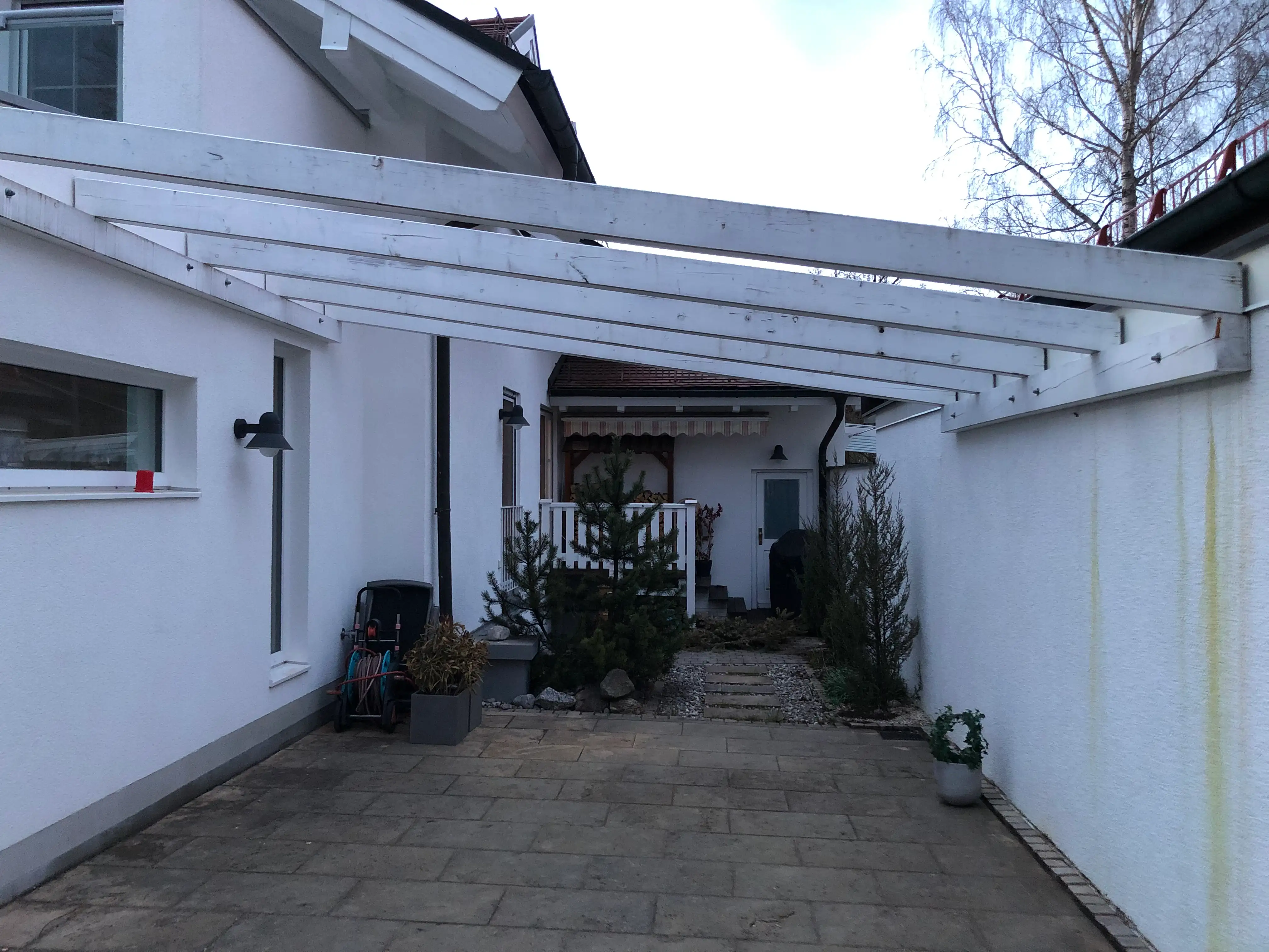 Pergola mit Lounge, Berg