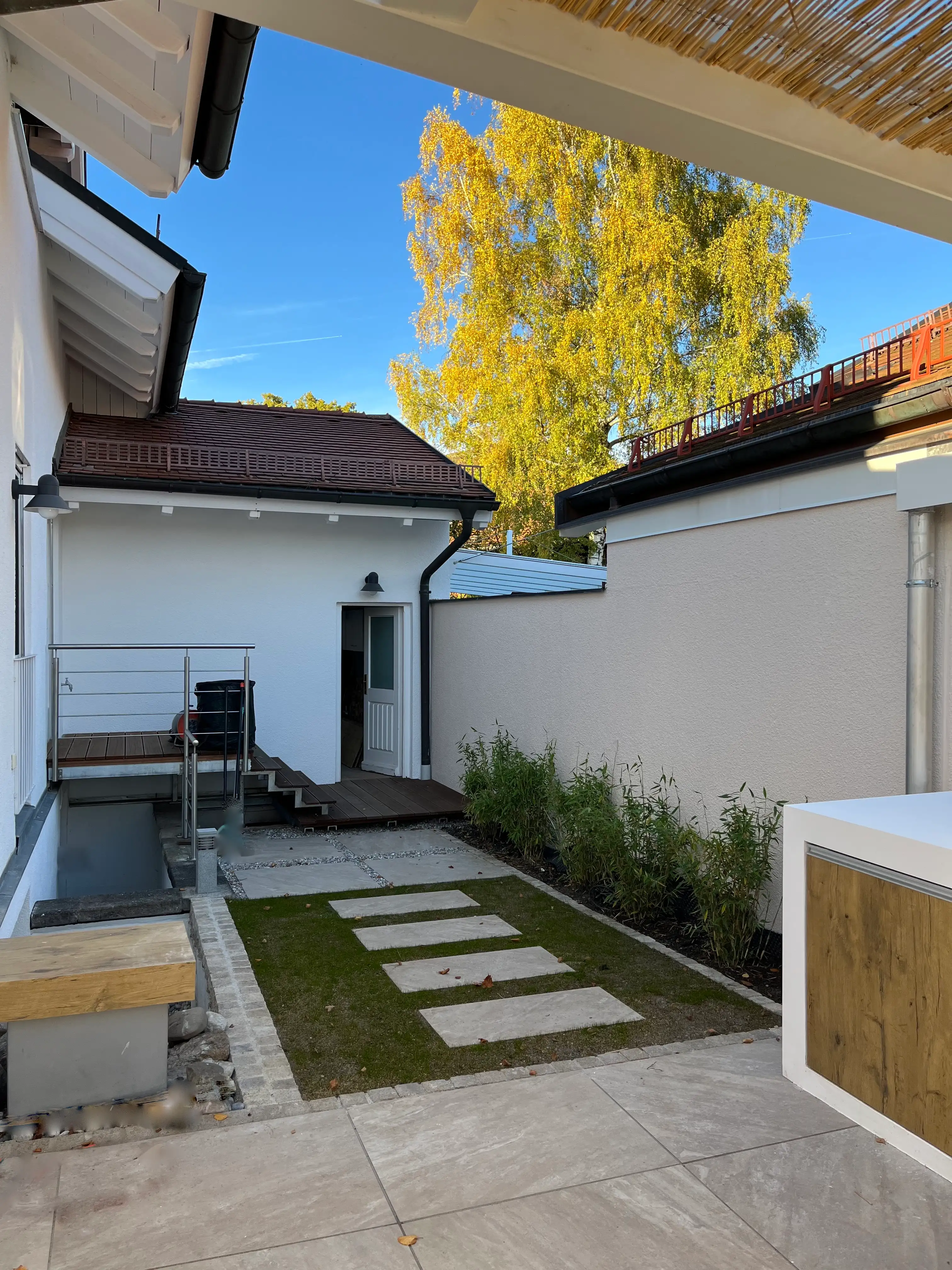 Pergola mit Lounge, Berg