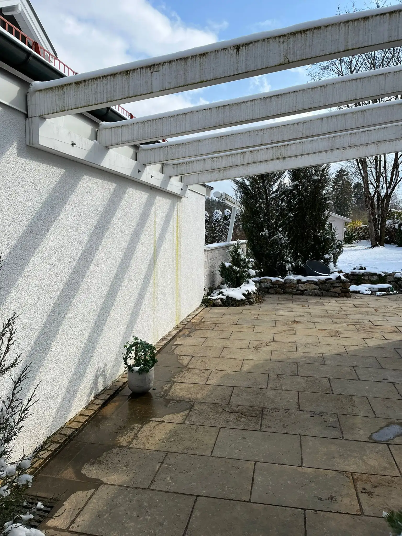 Pergola mit Lounge, Berg
